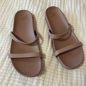 A new day purple sandals. Size 8